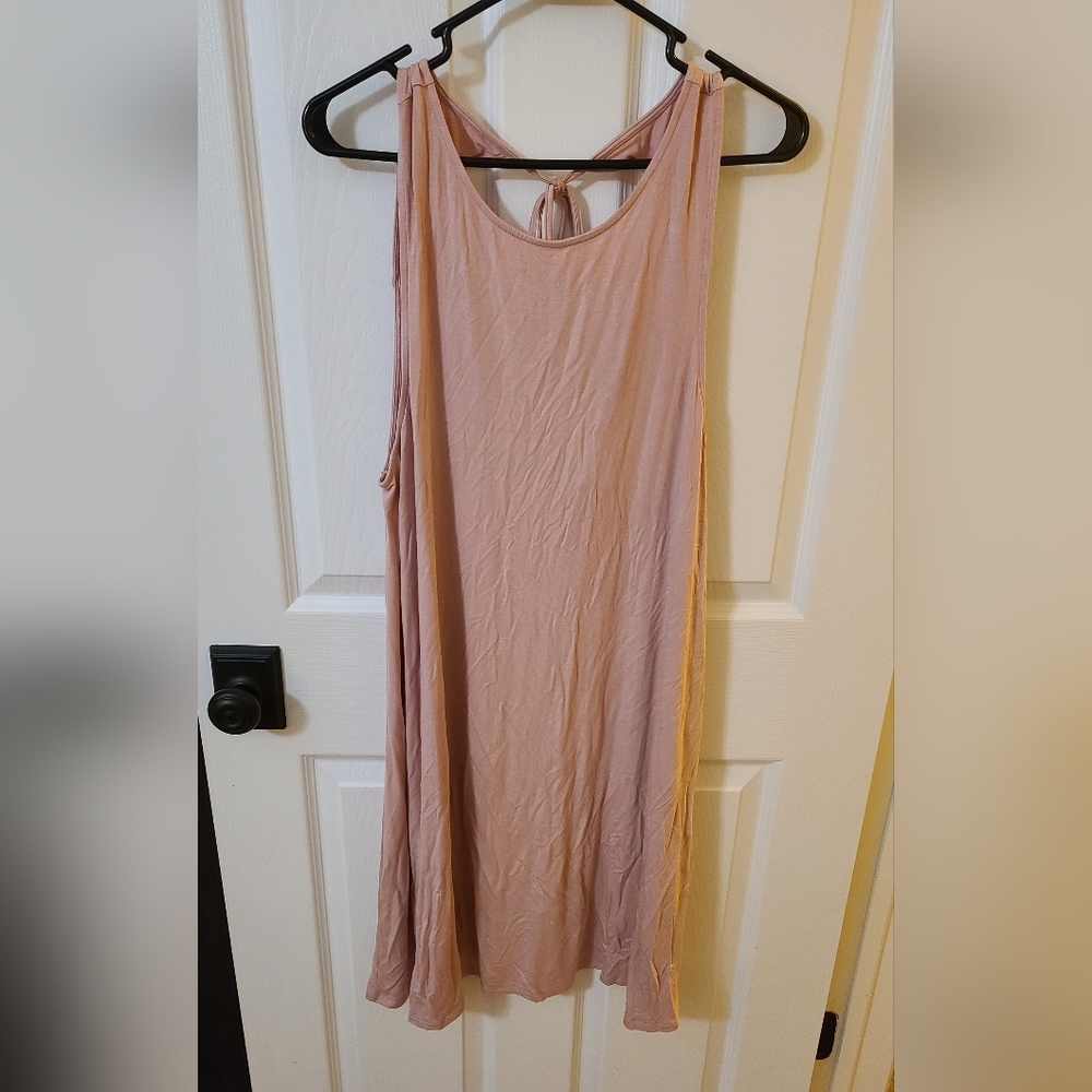 Blush Pink Sleeveless Dress American Eagle XL